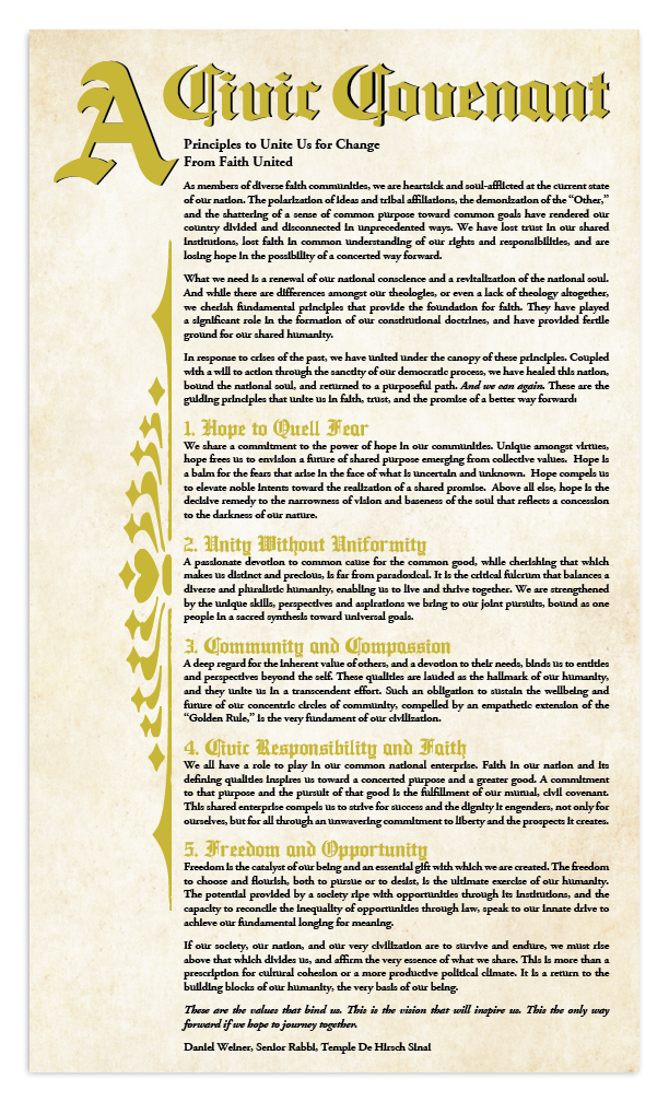 A Civic Covenant